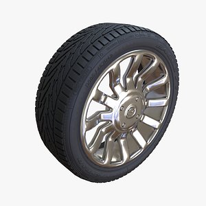 Low Poly Car Wheel