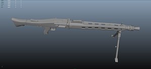 mg42 mg 3d model