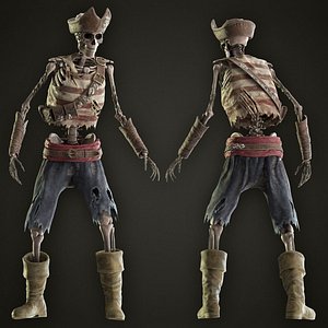 3D skeleton warrior  3