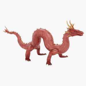 3D Chinese Dragon Realistic model