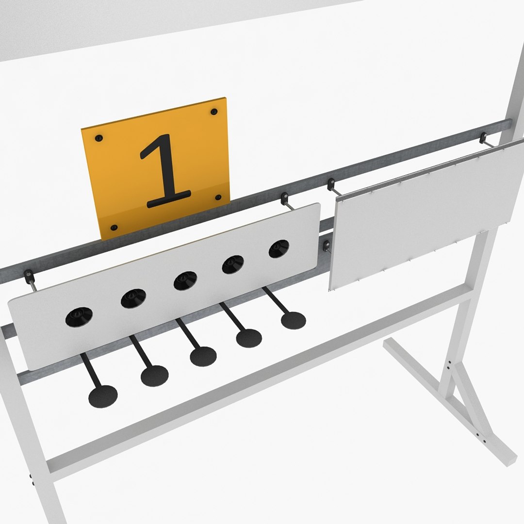 3d Biathlon Targets Model
