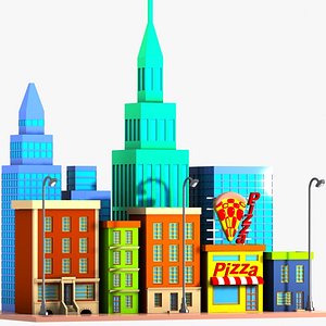 Cartoon City Street