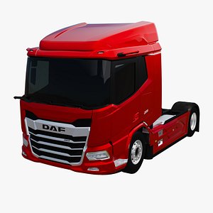 3D DAF XD FT Tractor Truck 2-axle 2024 model