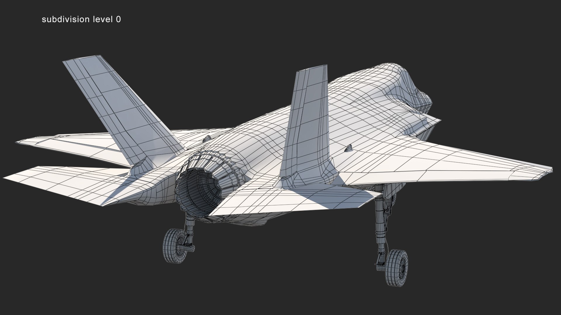 F-35A Fighter model https://p.turbosquid.com/ts-thumb/hw/cHA5l4/KQ/wire04/jpg/1634751131/1920x1080/fit_q87/9da676ad6c947f4a438fde8f00d719c2cfb8c2c7/wire04.jpg