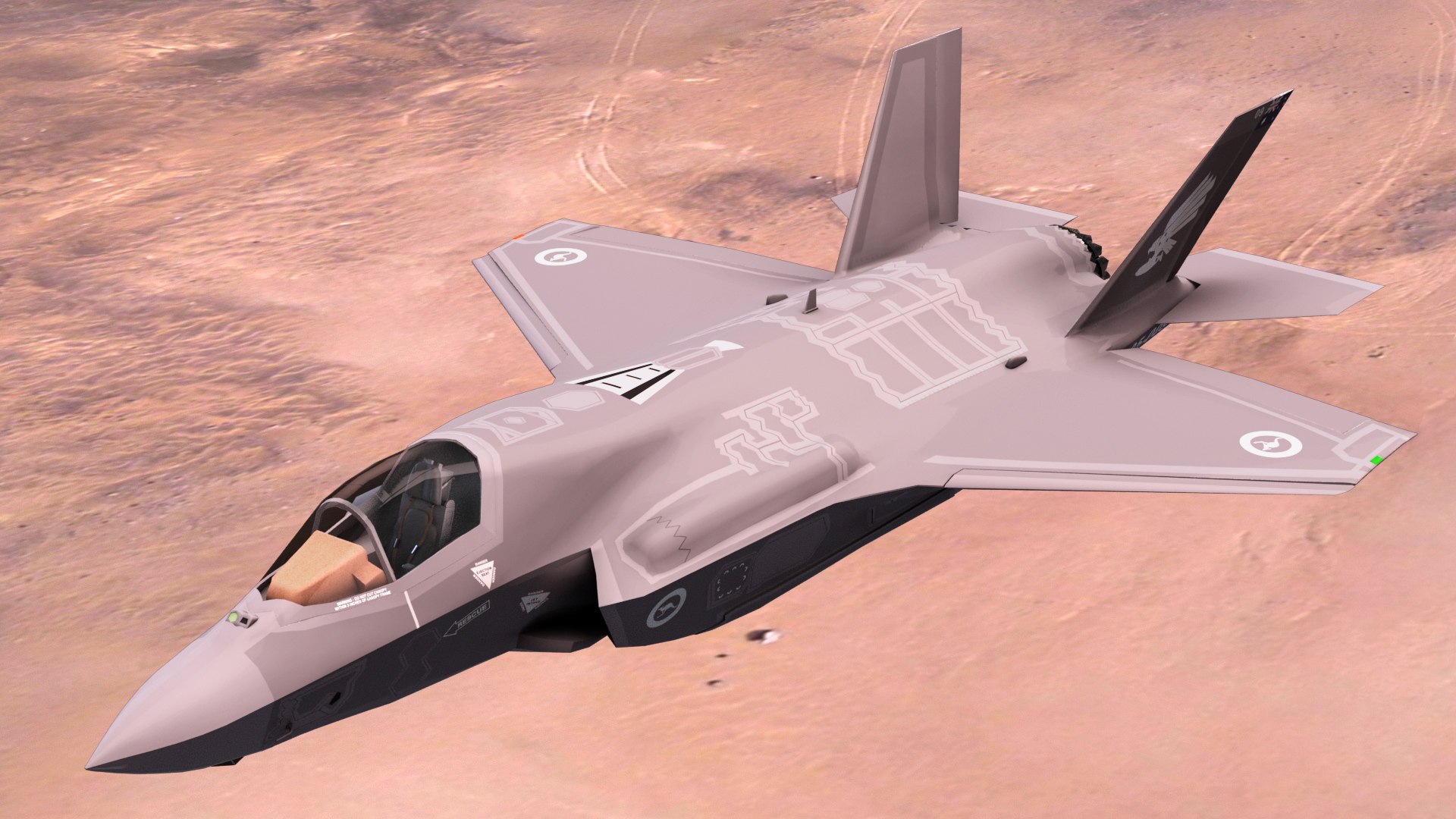 F-35A Fighter model https://p.turbosquid.com/ts-thumb/hw/cHA5l4/hH/ar7/jpg/1666457025/1920x1080/fit_q87/f48f76893e34f7ddbf996b5c883bf66f0b2e08ca/ar7.jpg