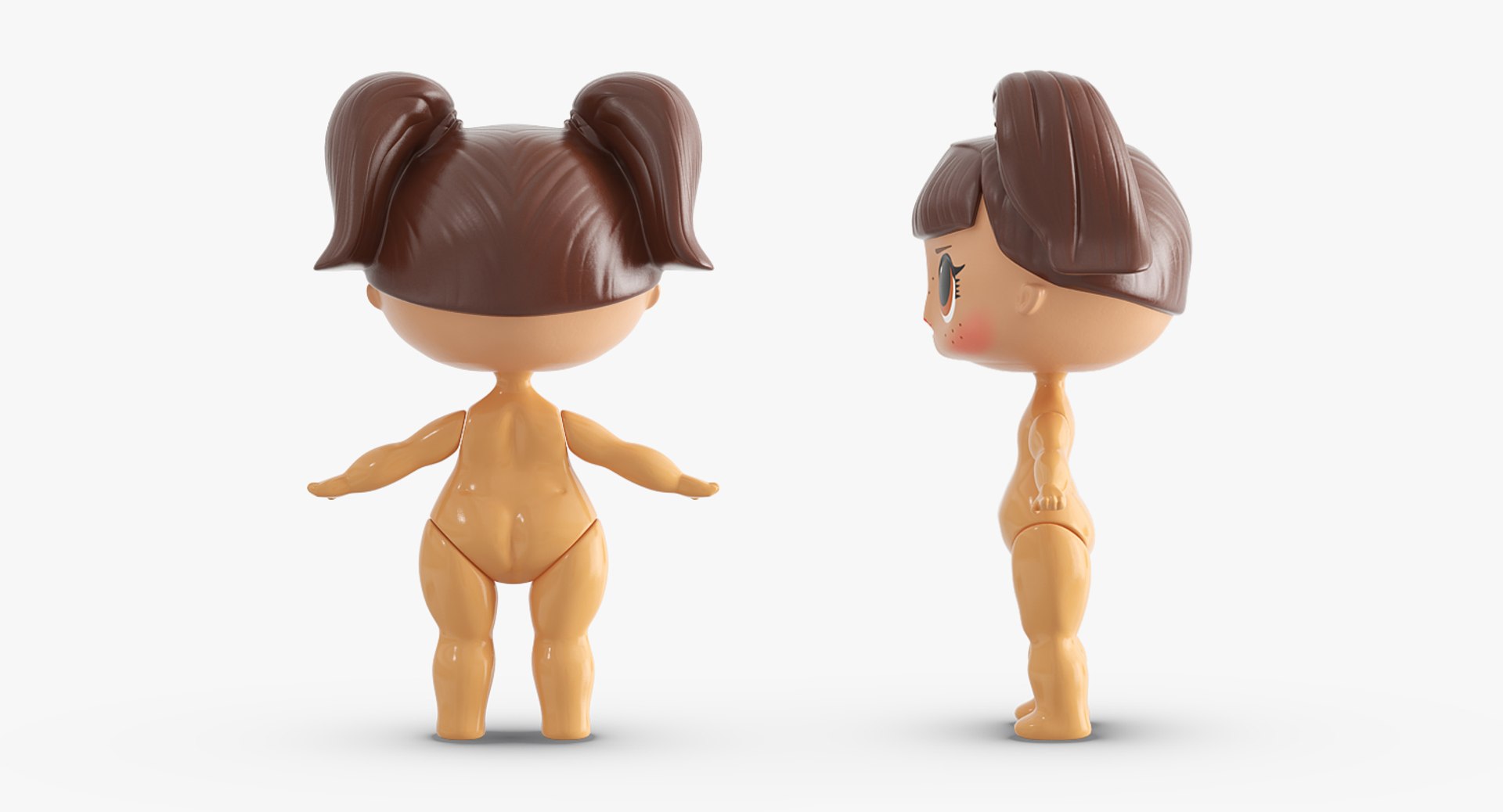 3D Lol Doll Nude Model - TurboSquid 1417913