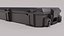 3D model Double Rifle Long Weapon Case V800 Vault Pelican 3 Colors with Foam