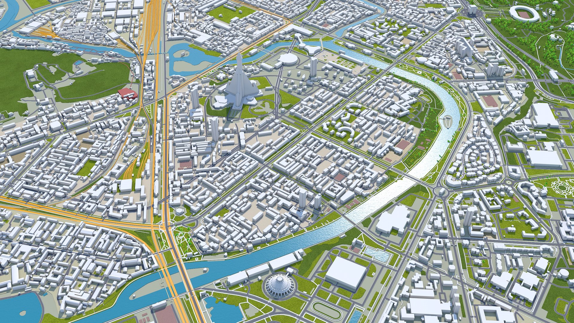 3D Pyongyang North Korea - TurboSquid 1720663