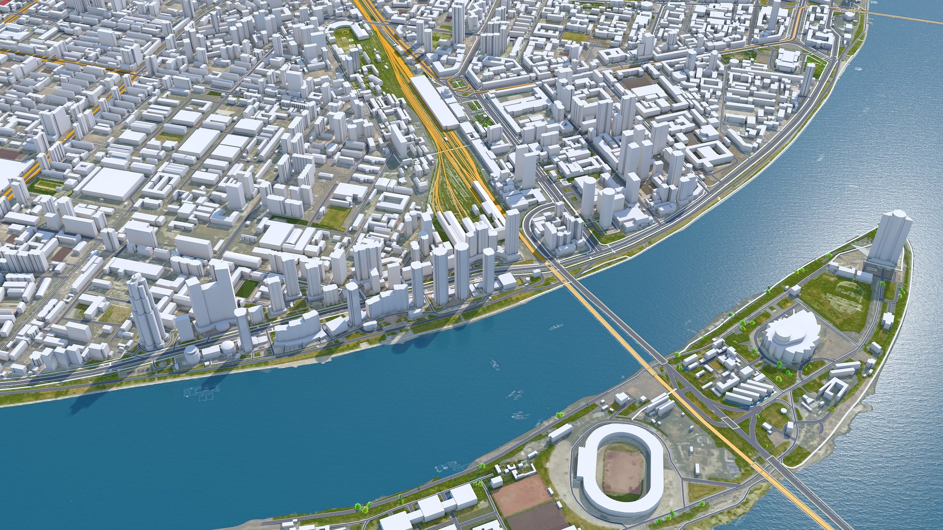 3D Pyongyang North Korea - TurboSquid 1720663