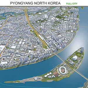 3D Pyongyang North Korea