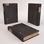 3d model old books set 2