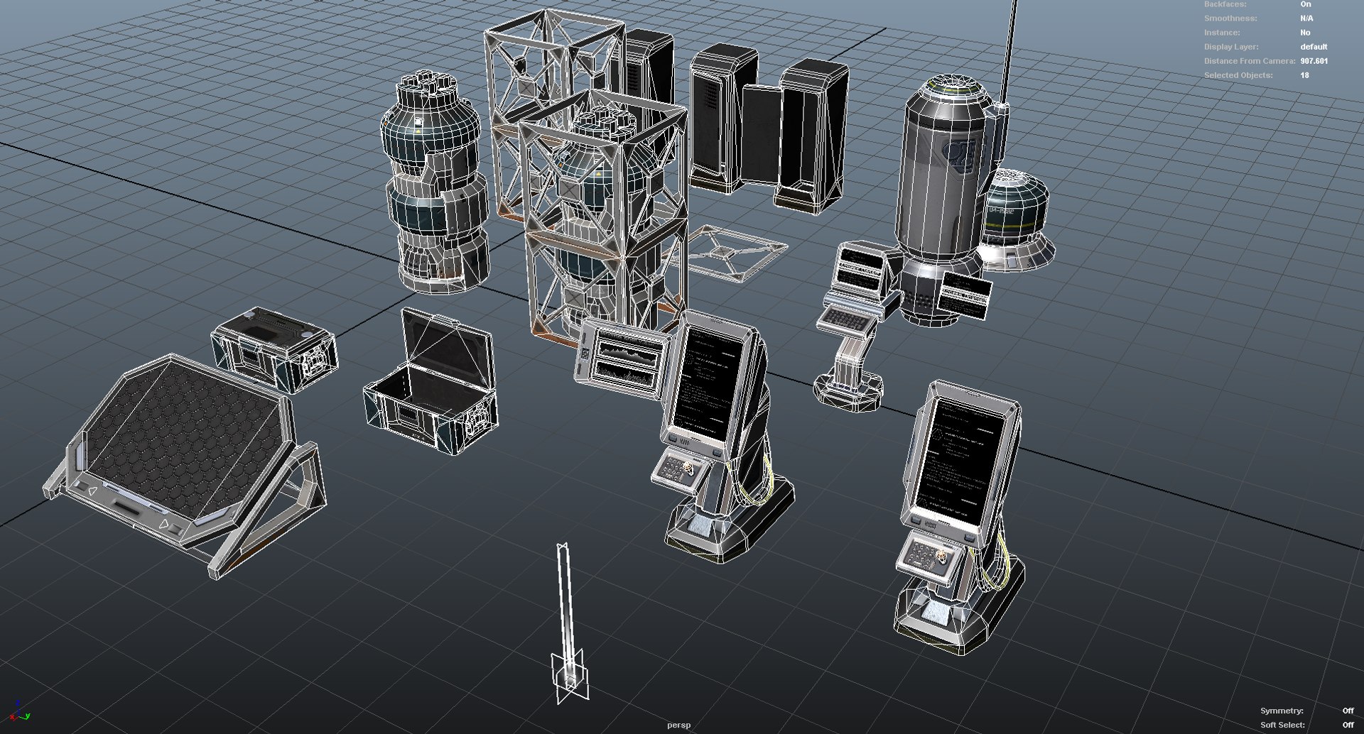 3D Model Sci-Fi Props Pack Vol. 2 - TurboSquid 1725820