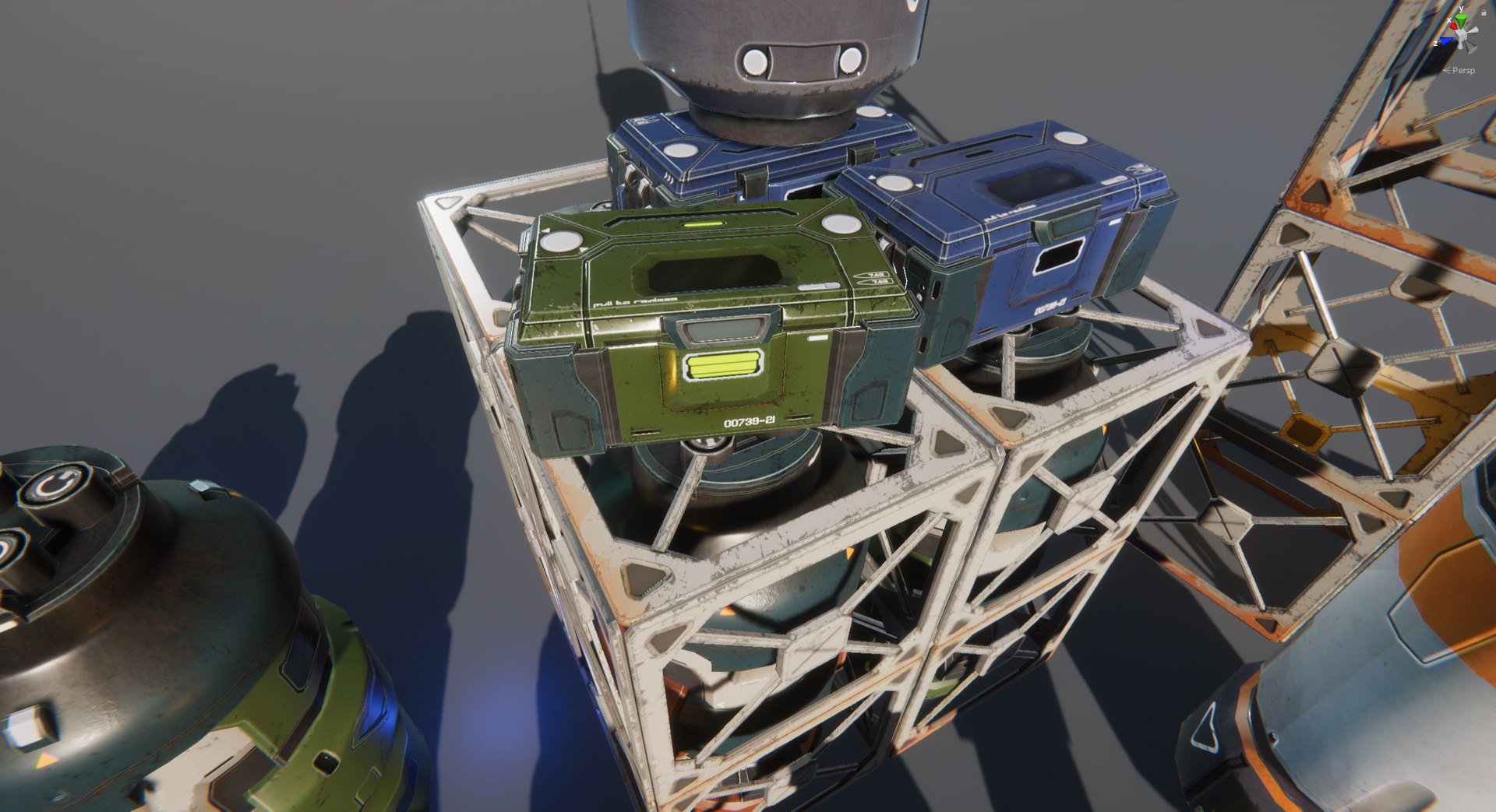 3D Model Sci-Fi Props Pack Vol. 2 - TurboSquid 1725820