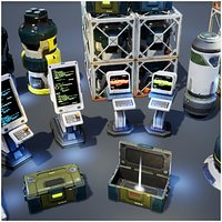 Sci-Fi Props Pack vol 2