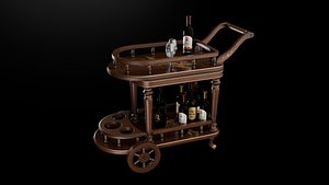 Wine trolley model