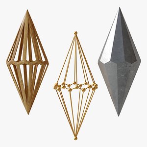 Decagonal trapezohedron deltoid 3D model