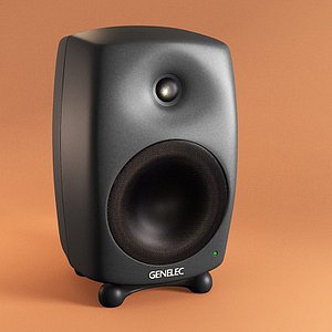 3d model genelec 8040a studio monitor