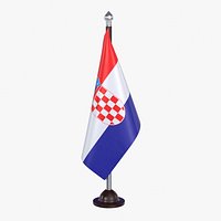 Croatia Flag Stand