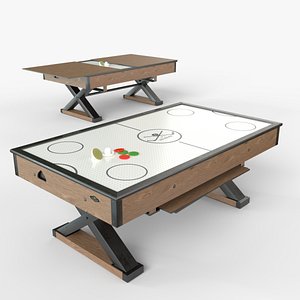 Air Hockey Table with Dining Top 87 inch