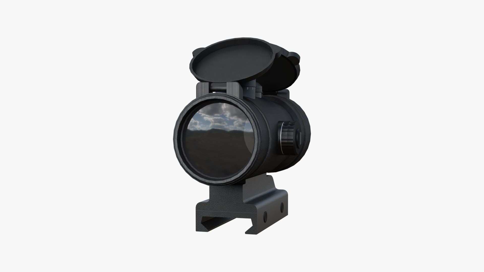 3x Scope Attachment V2 3D Model - TurboSquid 1972041
