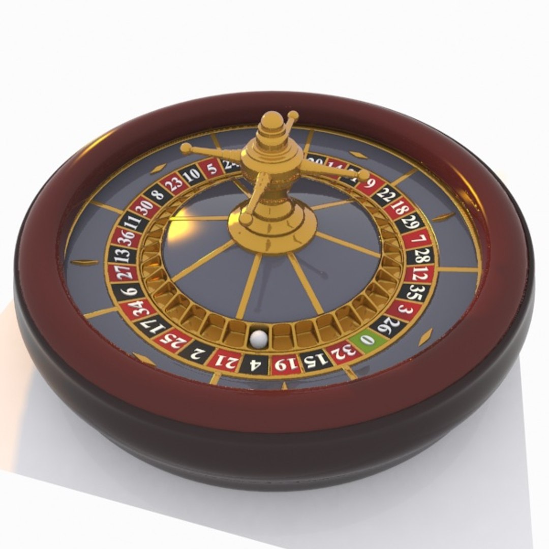 3d roulette cartoon toon model