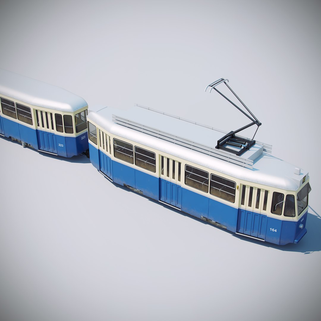 Tmk 101 Tram 3d Model
