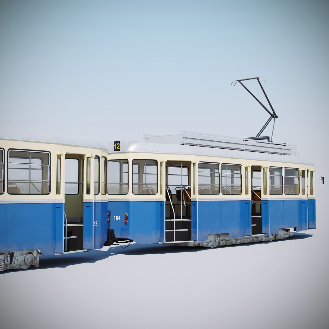Tmk 101 Tram 3d Model