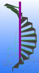 Wrought Iron Spiral Staircase