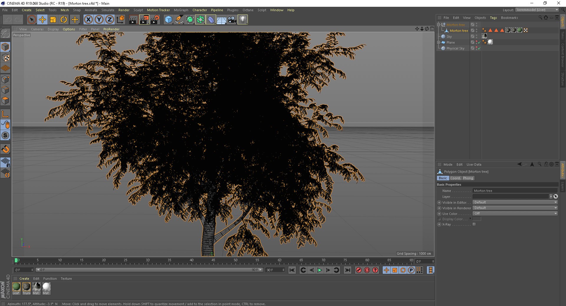 Morton Tree 3D Model - TurboSquid 1397278
