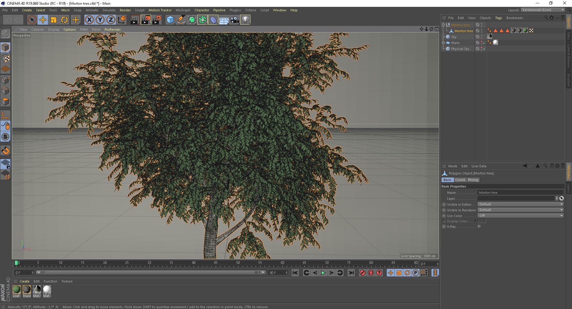 Morton Tree 3D Model - TurboSquid 1397278