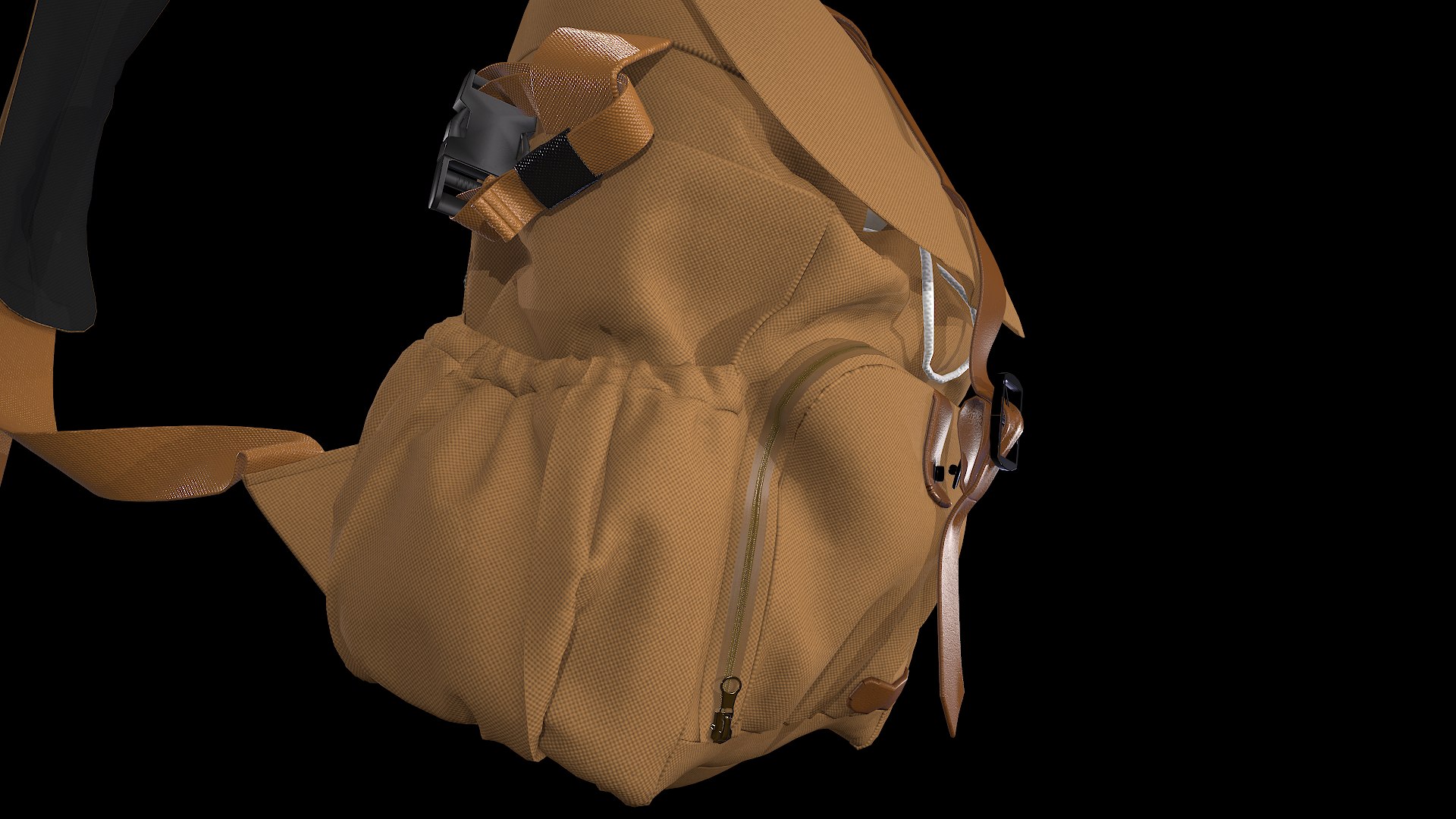 3D Backpack V2 - Marvelouse Designer And CLO Program Model - TurboSquid ...