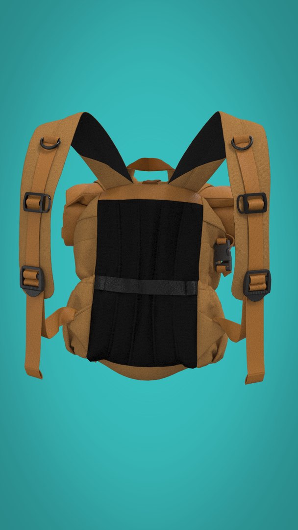3D Backpack V2 - Marvelouse Designer And CLO Program Model - TurboSquid ...