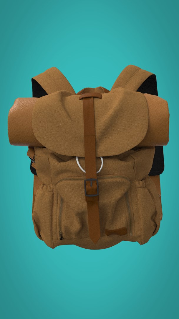 3D Backpack V2 - Marvelouse Designer And CLO Program Model - TurboSquid ...