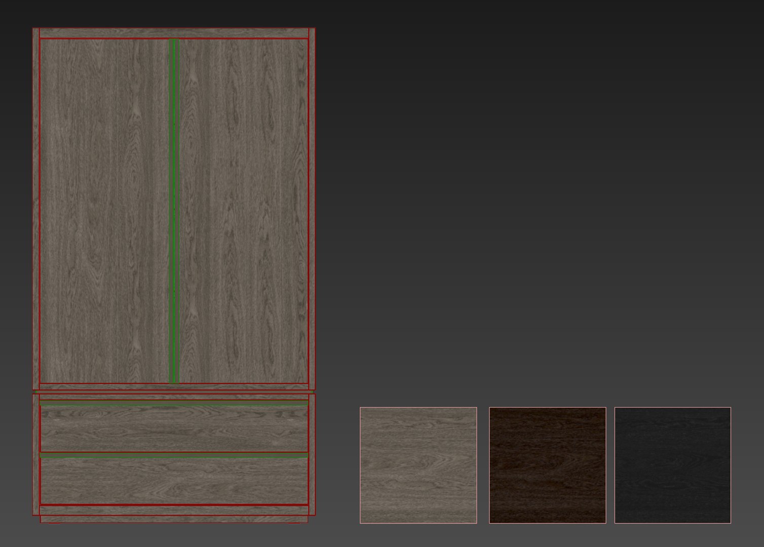 Restoration Bezier Armoire Model TurboSquid 1218689