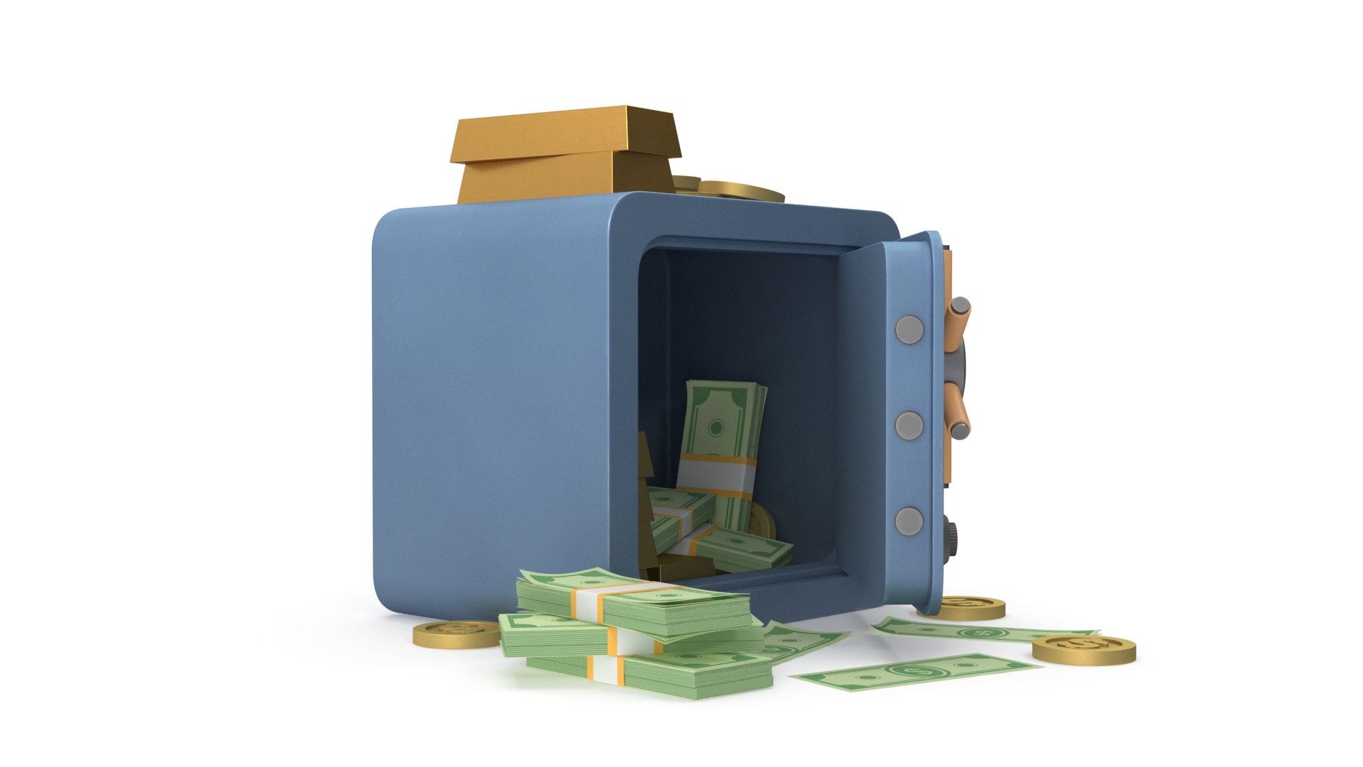 Safe and money 3D model https://p.turbosquid.com/ts-thumb/hx/5RBGkL/Ng/safewithmoney0006/jpg/1731414237/1920x1080/fit_q87/147eaa2aca05f8a9706a11c3f91df80a20492f96/safewithmoney0006.jpg