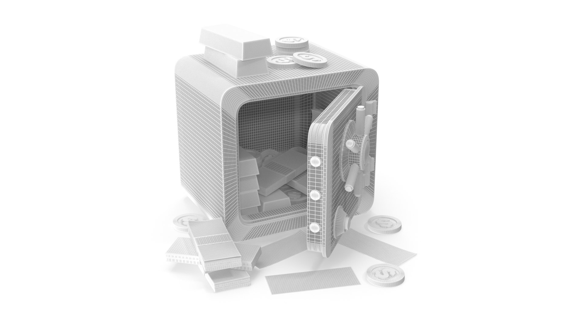 Safe and money 3D model https://p.turbosquid.com/ts-thumb/hx/5RBGkL/St/wire2/jpg/1731414239/1920x1080/fit_q87/f7fffbc3d0f8b044430342f3fa82ef1623f868f5/wire2.jpg