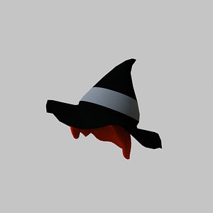 Halloween Witch Hat 0002 model