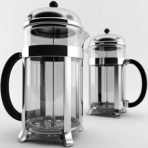 french press 3D