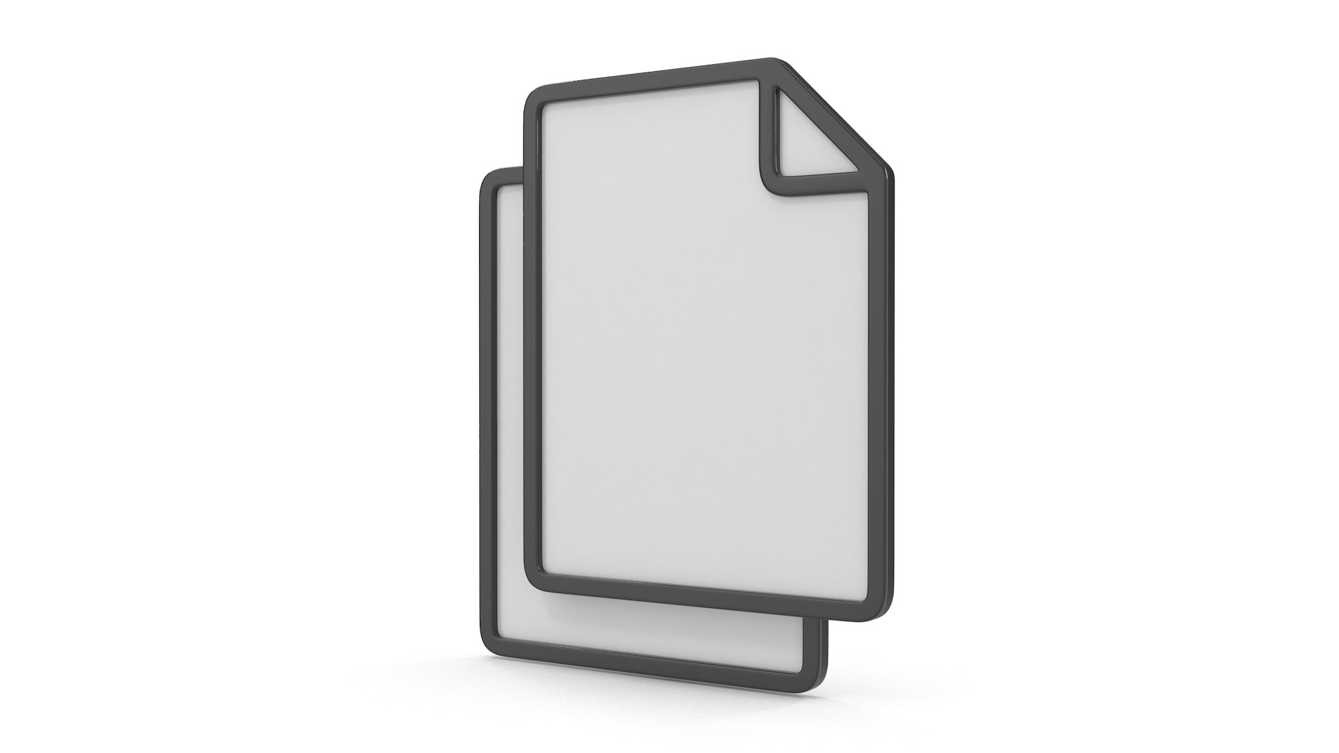Two Paper Icon 3D https://p.turbosquid.com/ts-thumb/hx/DE9uUn/sN/05/jpg/1760533198/1920x1080/fit_q87/930481bd497a19dba6cdd00aa616375d0cad9a5c/05.jpg
