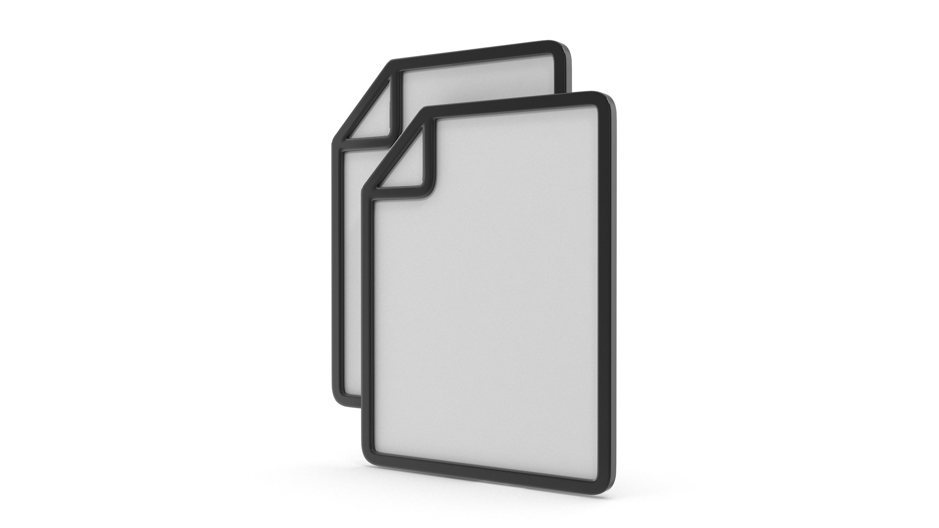 Two Paper Icon 3D https://p.turbosquid.com/ts-thumb/hx/DE9uUn/yy/03/jpg/1760533196/1920x1080/fit_q87/17fae9c2920124641ba1ce2268ad78198a412c04/03.jpg
