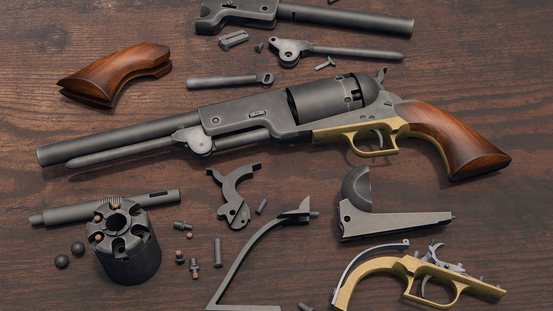 Colt Walker モデルガン 箱付き 希少 ハートフォード HWS COLT WALKER コルトウォーカー モデル