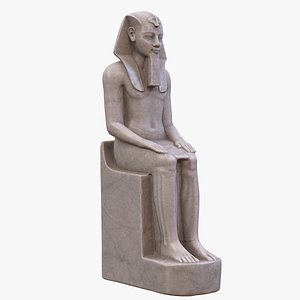 3D model Amenhotep Statue