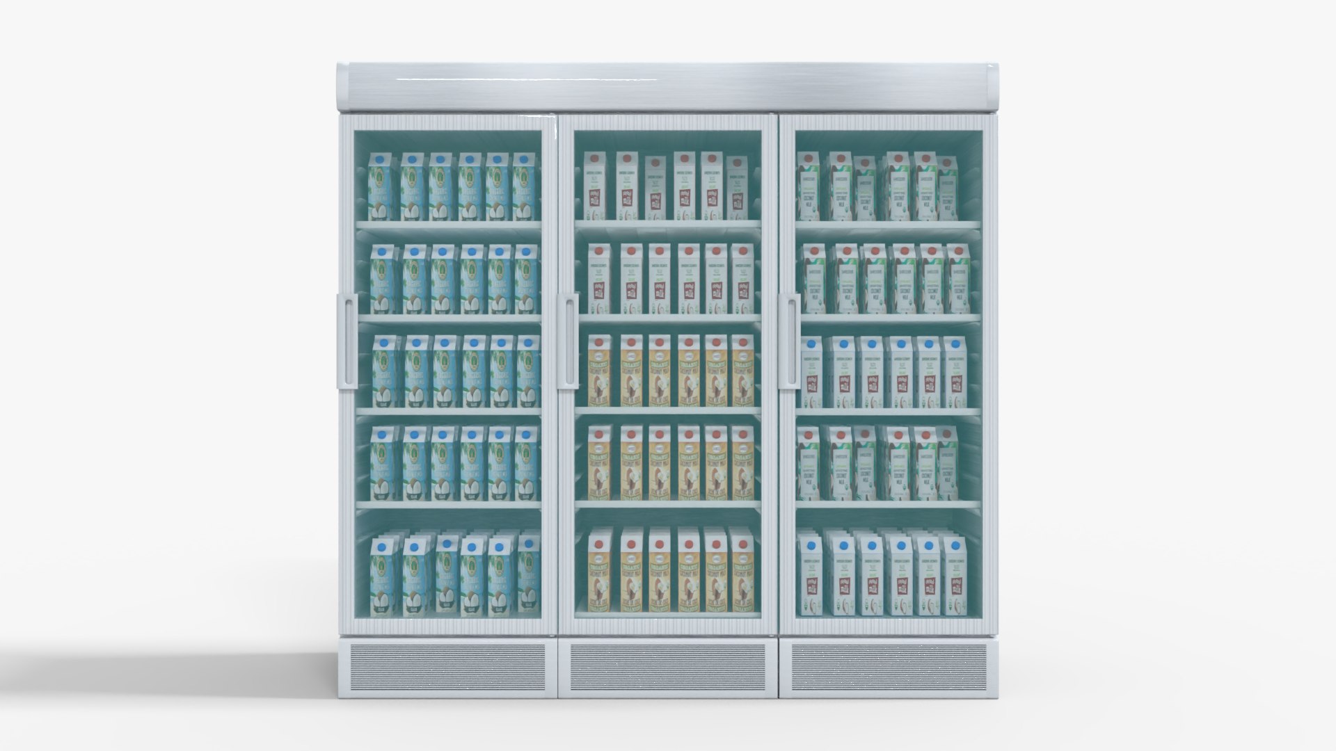 Supermarket Fridge Collection 3D Model - TurboSquid 2348553