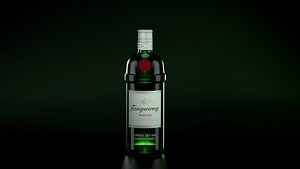 3D model tanqueray - london dry