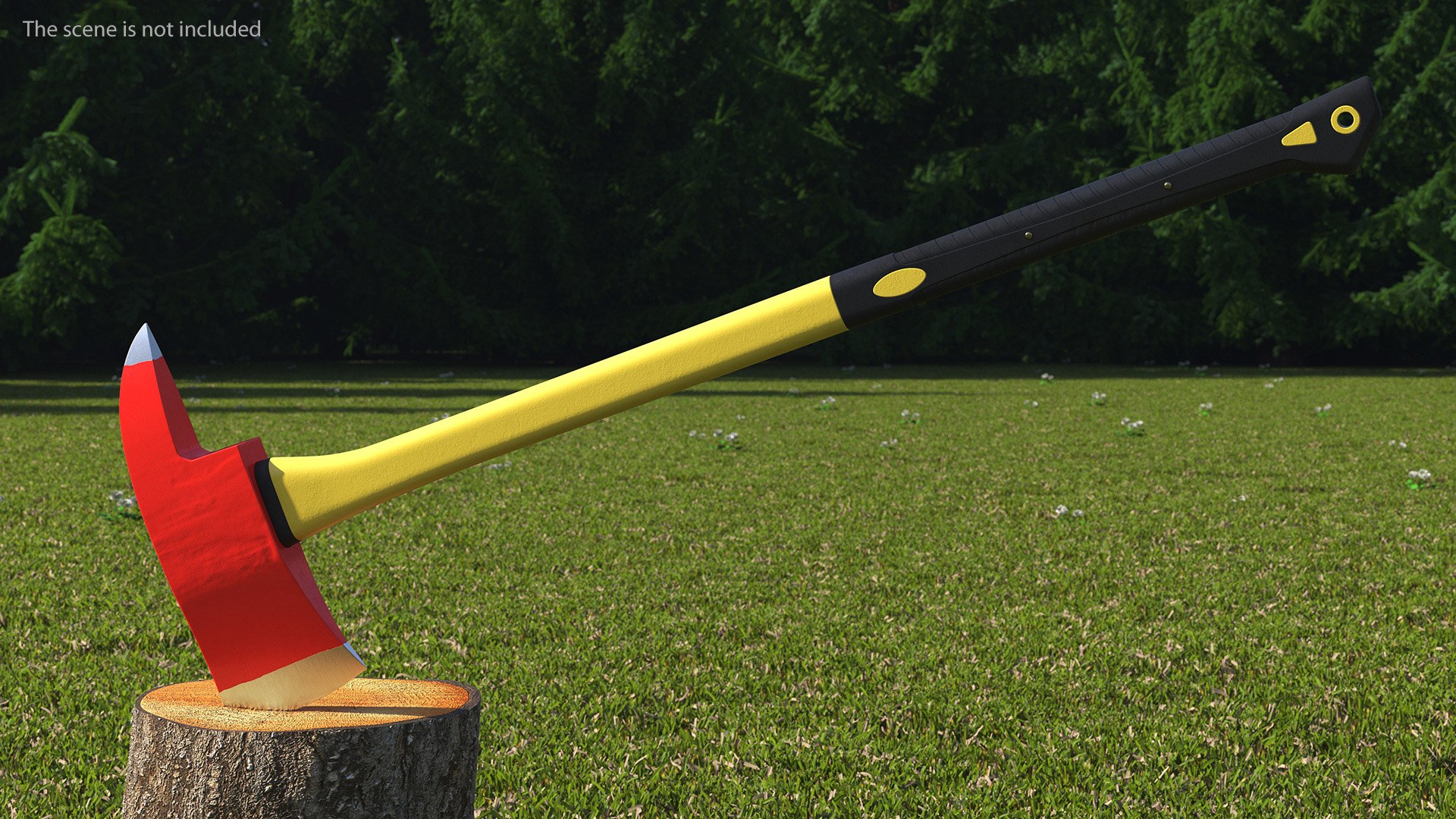 3D Fireman Axe With Plastic Handle New Model - TurboSquid 2180385