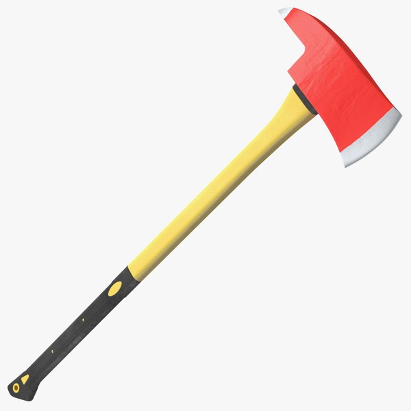 3D Fireman Axe with Plastic Handle New model