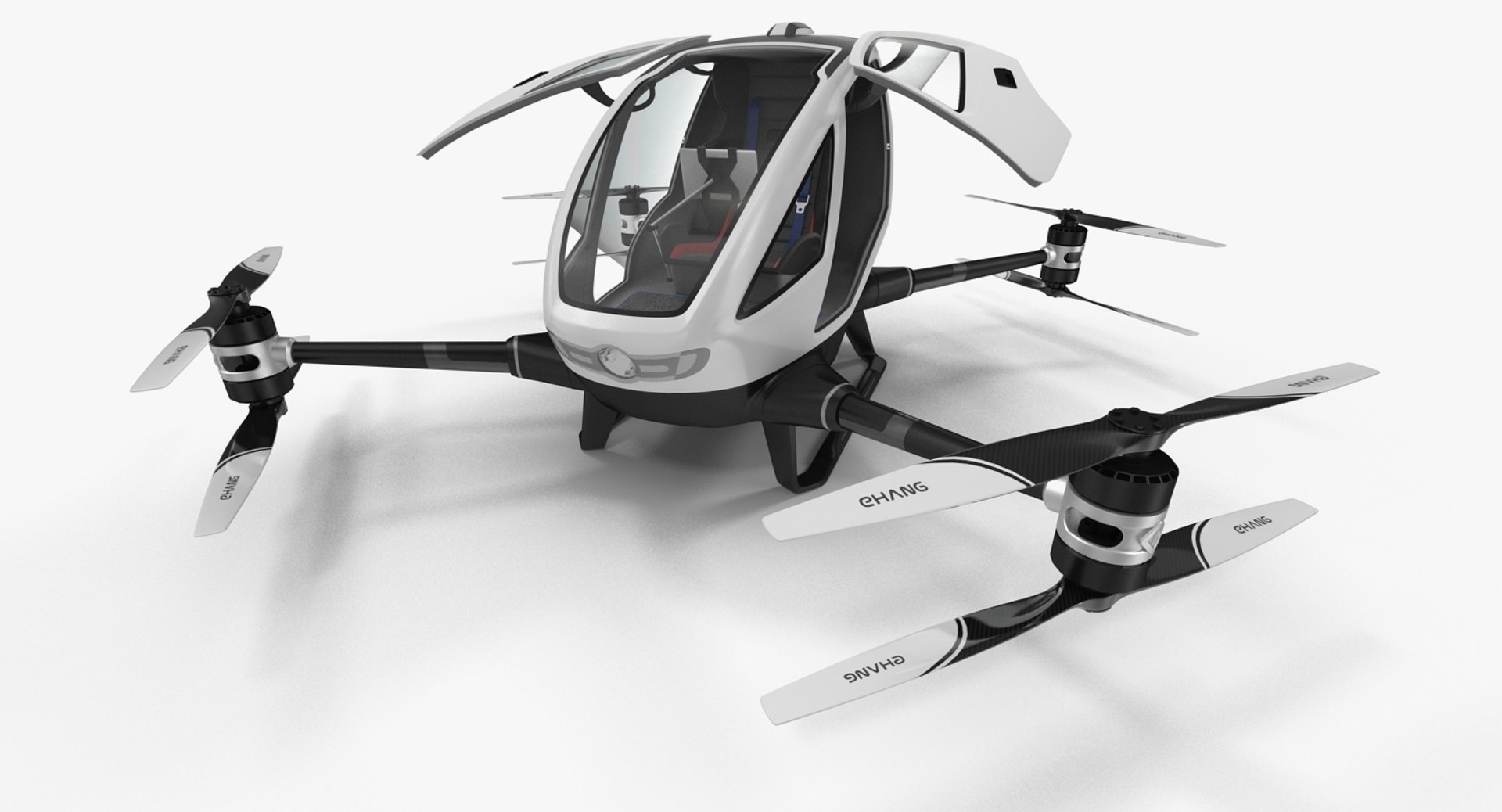 3d Autonomous Aerial Vehicle Ehang - Turbosquid 1236960