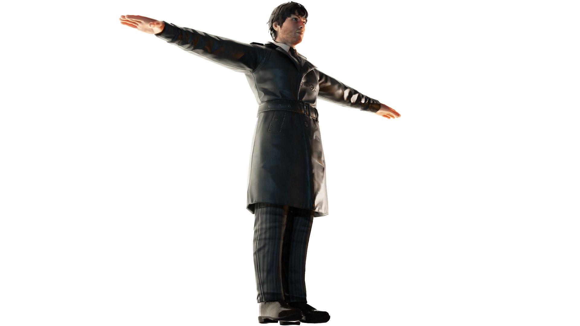 NYPD Detective Sherlock Uncover Mysteries With Our 3D Model Low-poly 3D ...