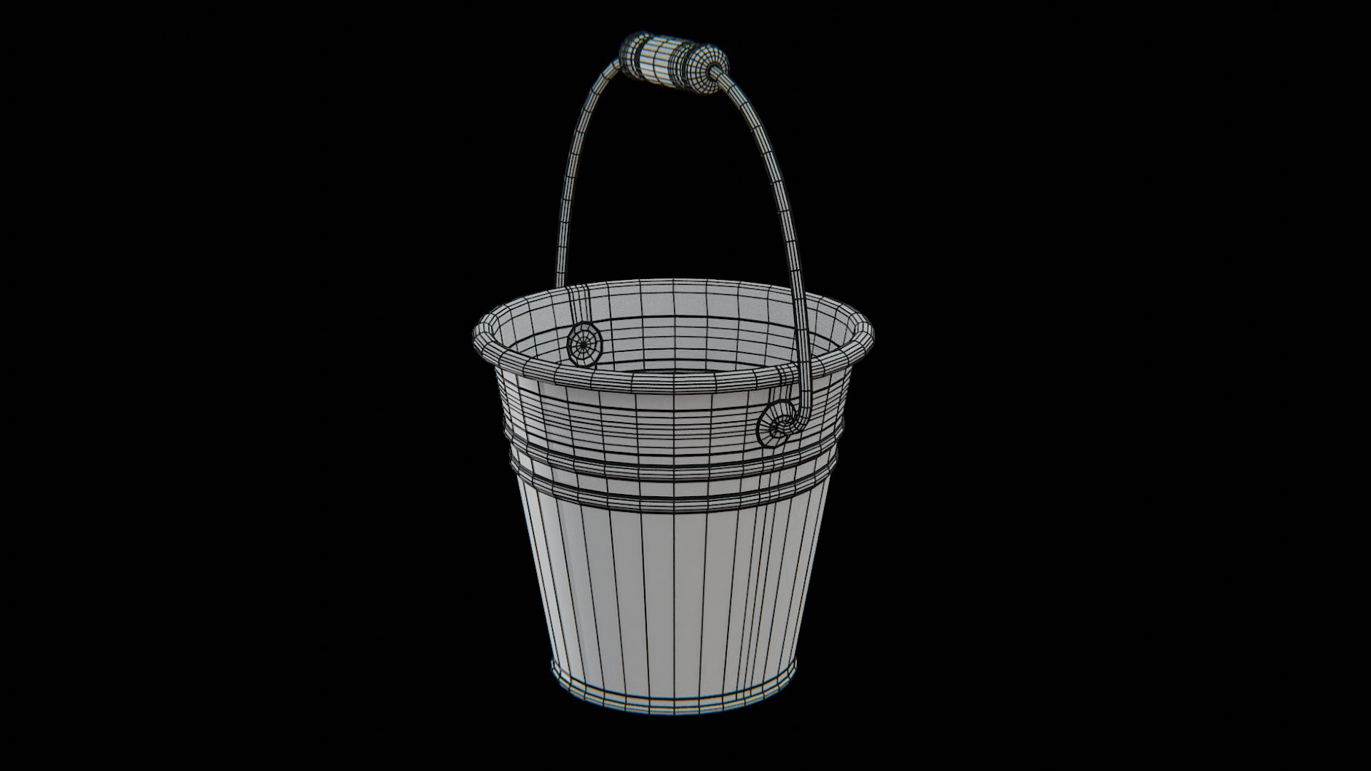 3D model bucket green - TurboSquid 1656473
