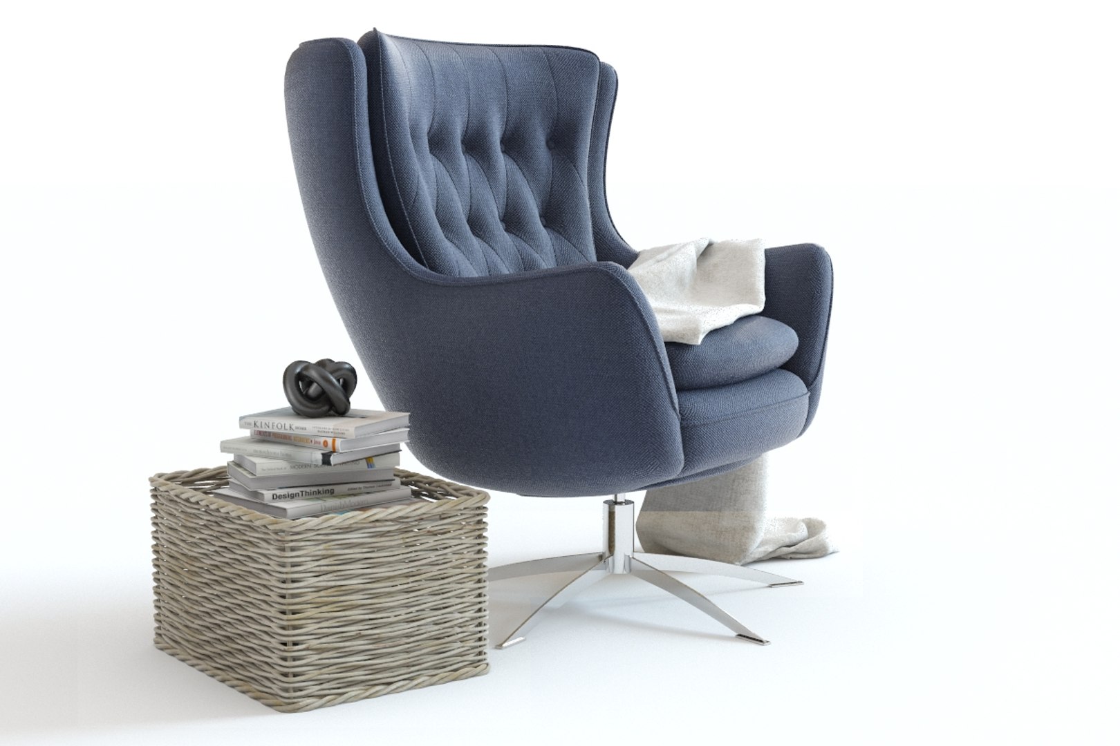 Pottery barn deals wells chair